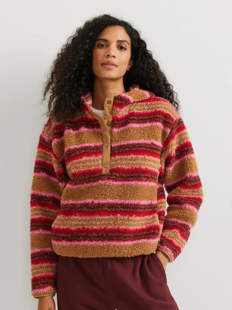 New Eddie Bauer's Women Chill Out Fleece Hoodie Cozy & Soft As A Kitten Small